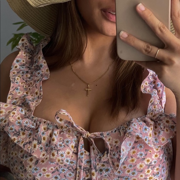 Floral Ruffle Dress - Picture 2 of 2